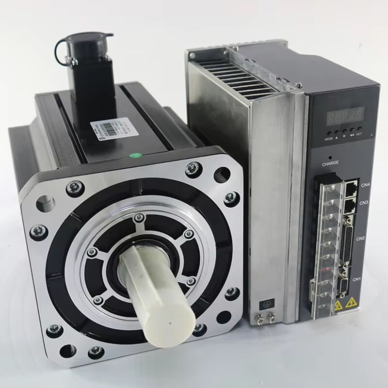 380V 5.5KW 1500RPM 35N.M 23bit 3 Phase AC Servo Motor Driver Kit With Brake 180M26020B+M1534P