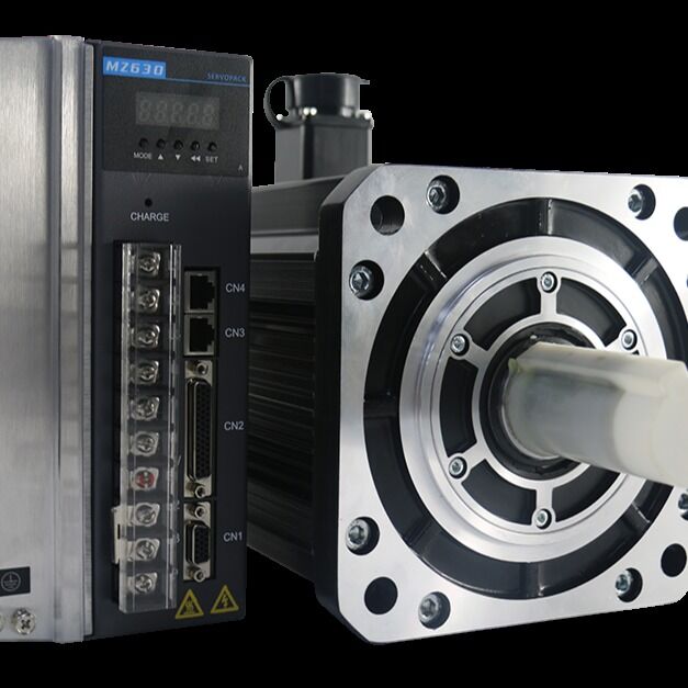 380V 7.5KW 2000RPM 35N.M 23bit 3 Phase AC Servo Motor Driver Kit With Brake 180M35020B+M1534P