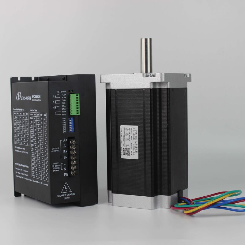 AC 220V 2 Phase Nema 42 Hybrid 29nm Stepper Motor LC110-201 With Driver MC2280H For Mask Machine