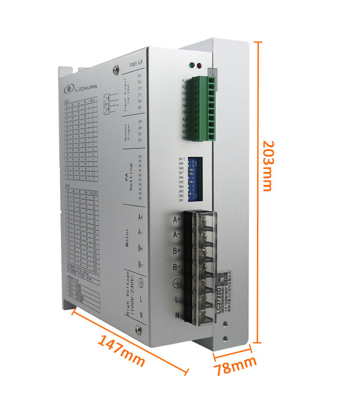 2 Phase Lichuan Nema 42 Hybrid Stepper Motor Driver Kit Flange 110mm LC110-150+LC2722D