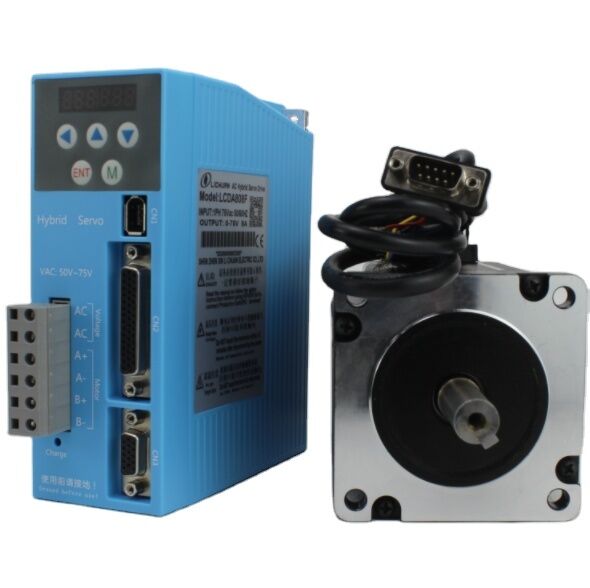 লিচুয়ান স্টেপার মোটর Nema 34 4.5N.m 6A 2 ফেজ Nema 34 ড্রাইভার কিট LC86H280 + LCDA808H সহ ক্লোজড লুপ স্টেপার মোটর