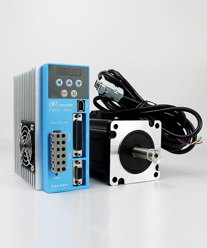 Lichuan LC86H280+LCDA808F AC50~80V 8A 4.5Nm Stepper Motor Driver 2 Phase Nema34 Hybrid Stepper Motor Drivers Kit with Encoder