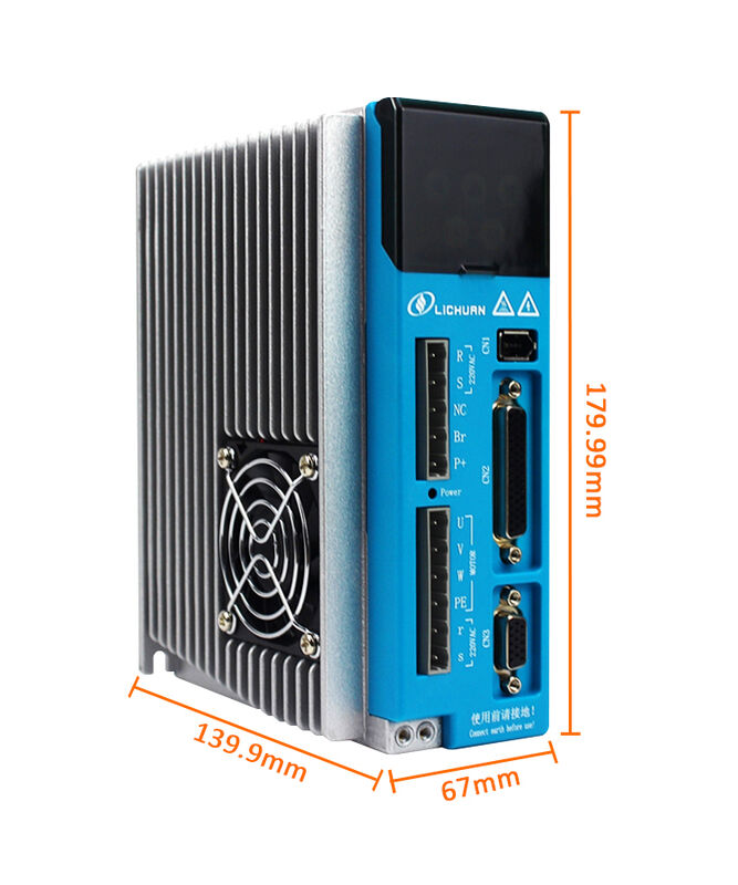 Lichuan Nema 34 conducteur de moteur pas à pas en boucle fermée 6.8NM 1.2 pas d'angle LCDA2260E+LC86H3114 courant 3A avec diamètre d'arbre de 14 mm