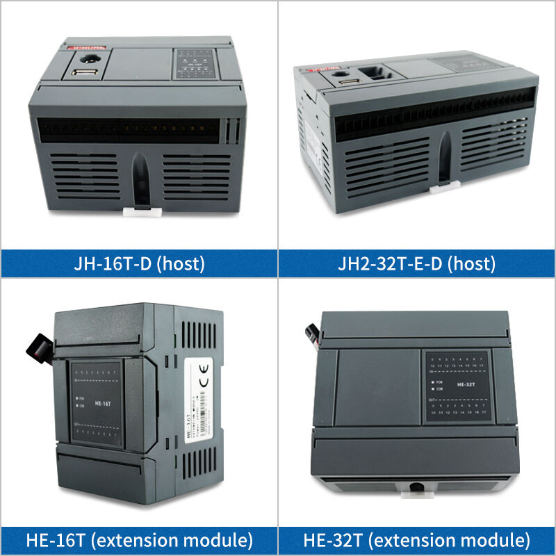 60 Point PLC 36 24 Points Industrial Automation PLC Support Ethernet AC100V-240V