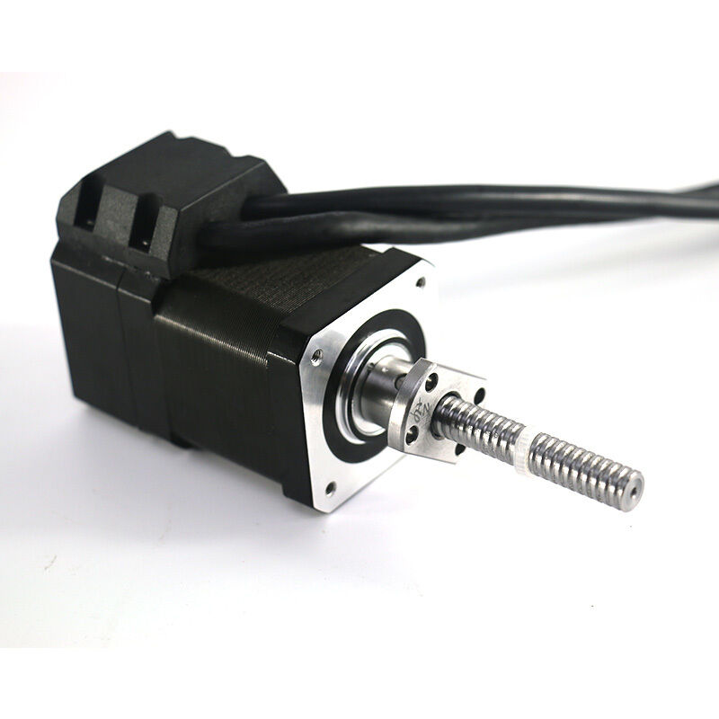 Nema23 T8 Linear Ballscrew Hybrid Stepper Motor 57mm With Motor 0.6Nm-3Nm 100mm-150mm