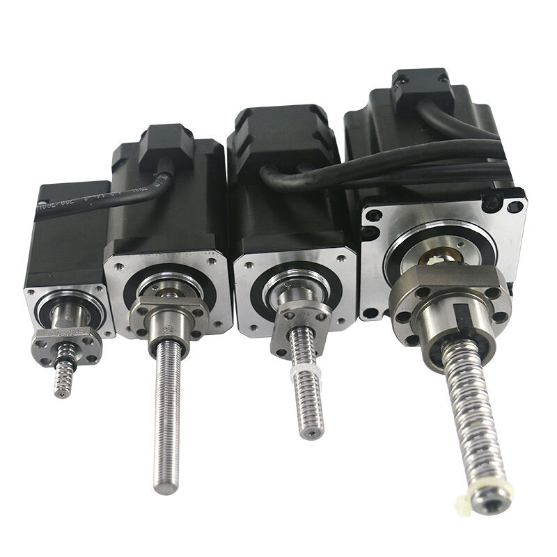 Nema23 T8 Linear Ballscrew Hybrid Stepper Motor 57mm With Motor 0.6Nm-3Nm 100mm-150mm