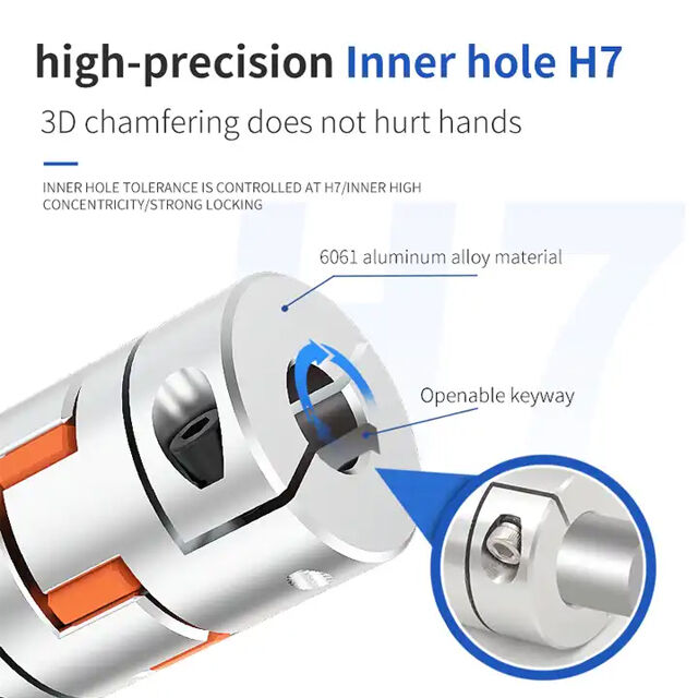 Aluminum Alloy Coupling Elastic High Torque Motor Encoder Screw Stepper Motor