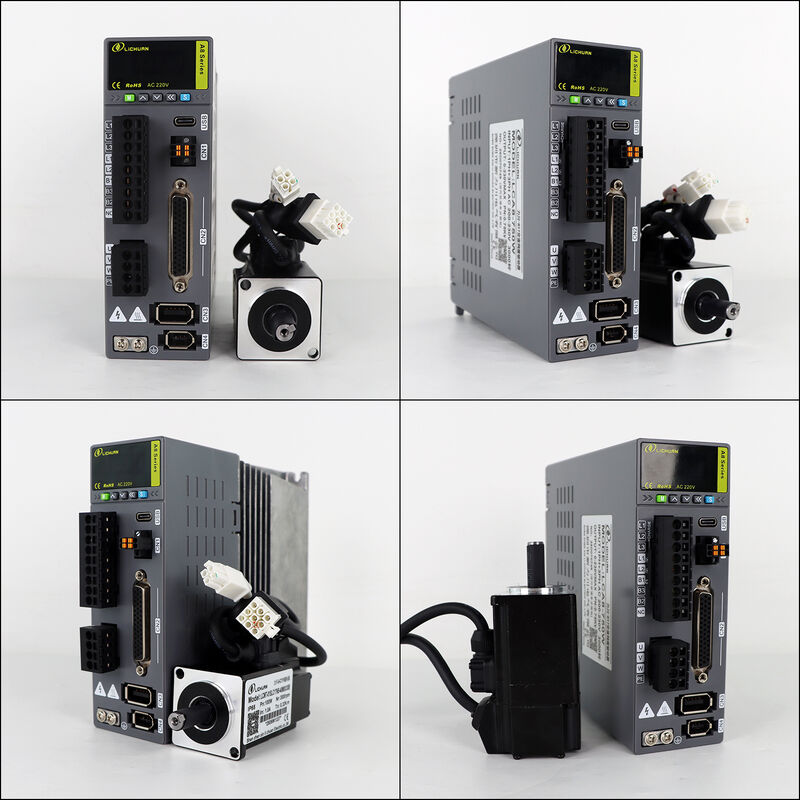 50W 0.16N.M 리추안 고정밀 STO ABZ AC 서보 모터 220V 0.8A 3000RPM IP65