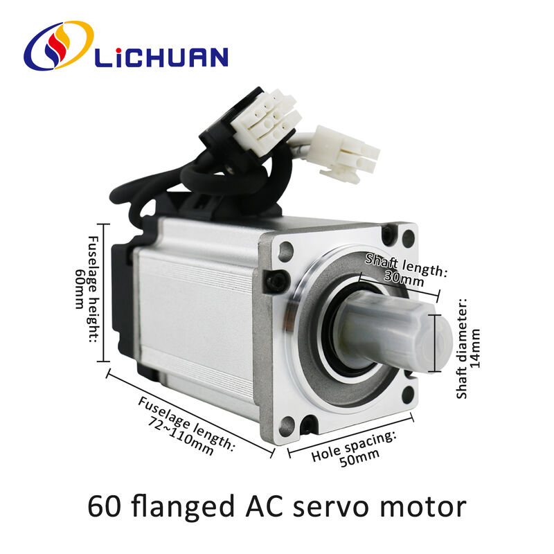 Lichuan AC Servo Motor Drivers Kit A8 High Accuracy STO ABZ 400W 1.27N.m 220V 2.5A 3000RPM IP65