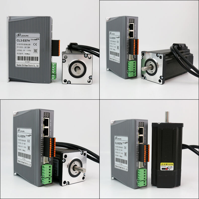 Lichuan DC Closed Loop Stepper Motor Drivers Kit 2.8N.m 2 Phase Nema24 DC24V～48V 4.5A 1000PPR