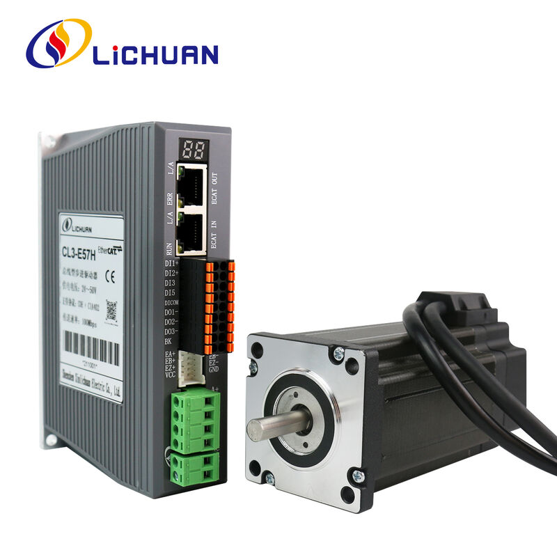 Lichuan DC Closed Loop Stepper Motor Drivers Kit 5.5N.m 2 Phase Nema24 DC24V～48V 5.8A 1000PPR