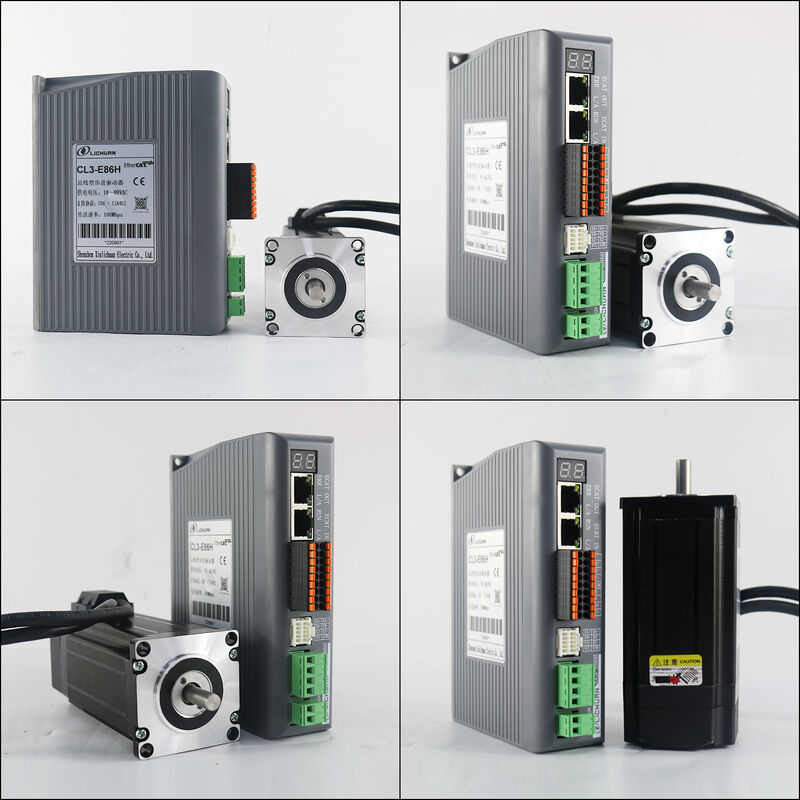 Lichuan DC/AC Closed Loop Stepper Motor Drivers Kit 2.3N.m 2 Phase Nema24 DC24V～110V/AC18V～80V 4.0A 1000PPR
