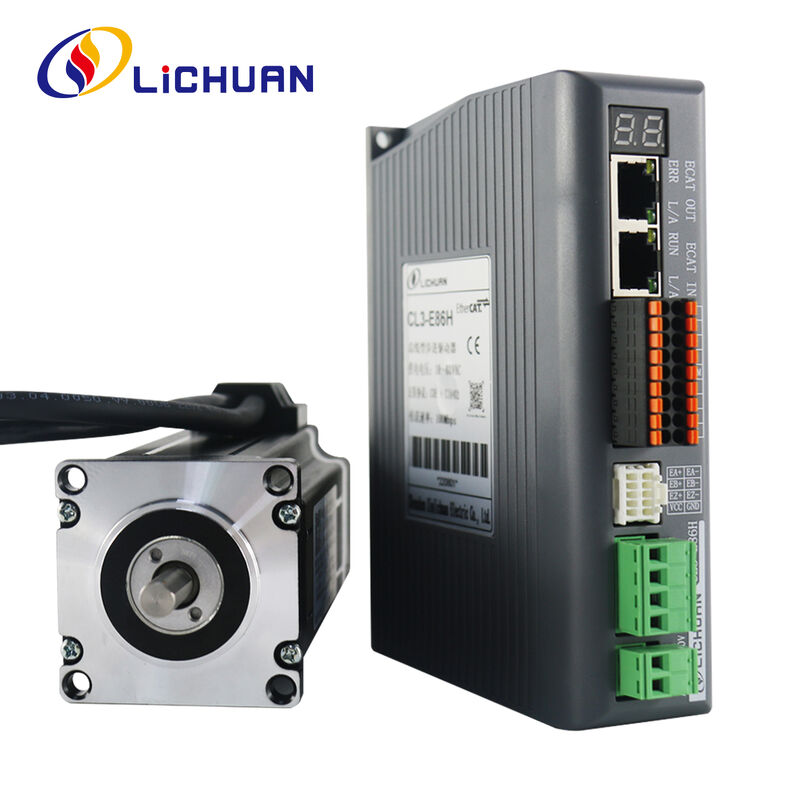 Lichuan DC/AC Closed Loop Stepper Motor Drivers Kit 4.5N.m 2 Phase Nema24 DC24V～110V/AC18V～80V 5.0A 1000PPR