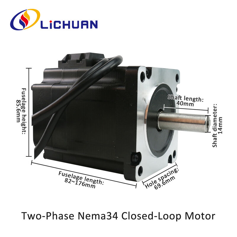 Lichuan DC/AC Closed Loop Stepper Motor Drivers Kit 8.0N.m 2 Phase Nema34 DC24V～110V/AC18V～80V 6.0A 1000PPR
