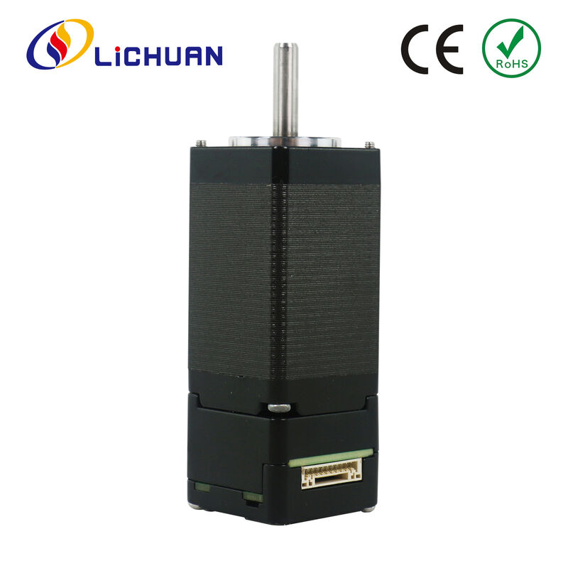 Lichuan Open Loop/Closed Loop Integrated Stepper Motors Driver Pulse/RS485 Control 0.18N.m 2Phase Nema11 DC20~30V 0.7/1.0A 1000PPR