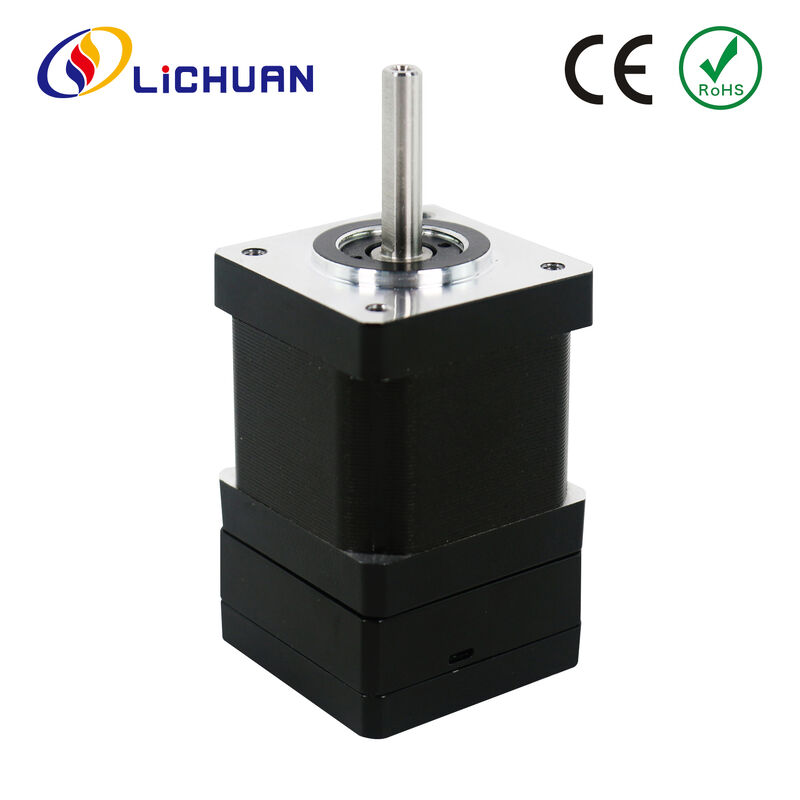 Lichuan Open Loop/Closed Loop Integrated Stepper Motors Driver Pulse/RS485 Control 0.28N.m 2Phase Nema14 DC20~30V 0.8/1.5A 1000PPR