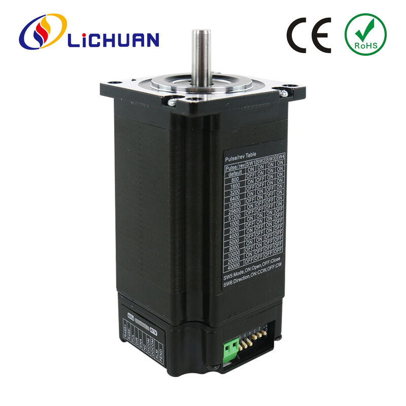 Lichuan Open Loop/Closed Loop Integrated Stepper Motors Driver Pulse/RS485 Control 2.2N.m 2Phase Nema23 DC24~50V 3.0/4.0A 1000PPR