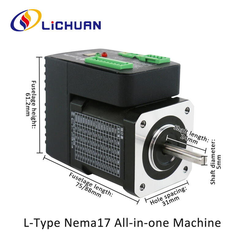 Lichuan Closed Loop Integrated Stepper Motors Driver 0.8N.m 2Phase Nema17 24V 2.5A 1000PPR