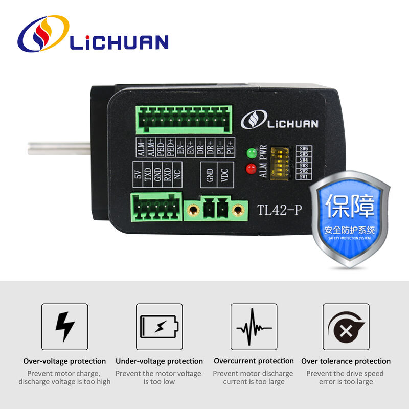 Lichuan Open Loop Integrated Stepper Motors Driver 0.8N.m 2Phase Nema17 24V 2.5A