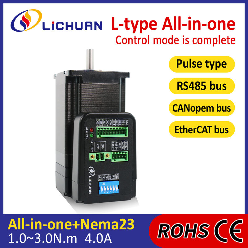 Lichuan Closed Loop Integrated Stepper Motors Driver 1.0N.m 2Phase Nema23 36V 4.0A 1000PPR