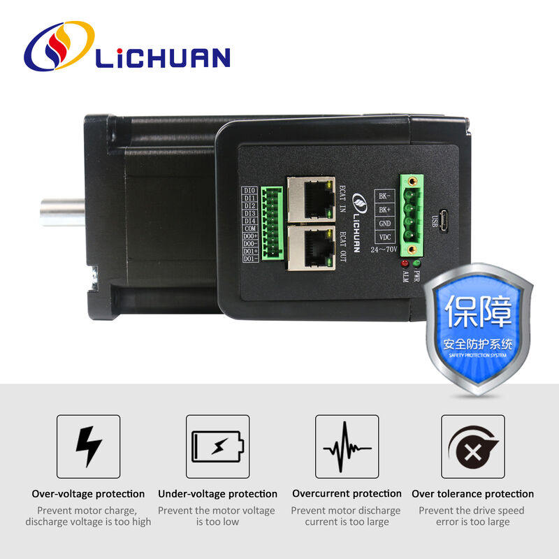 Lichuan Closed Loop Integrated Stepper Motors Driver 10N.m 2Phase Nema34 48V 6.0A 1000PPR