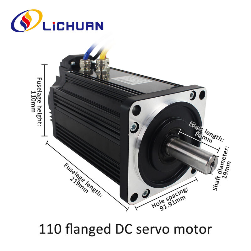 Lichuan DC Servo Motor Drivers Kit DS2-45P/R/C/E Low Voltage 6N.m 1.5KW/1500W 48V 45A 2500RPM IP65
