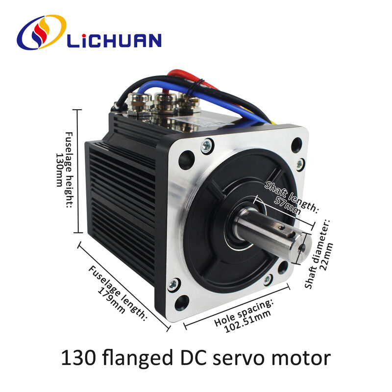 Lichuan DC Servo Motor Drivers Kit DS2-45P/R/C/E Low Voltage 6N.m 1500W /1.5KW DC48V 45A 2500RPM IP65