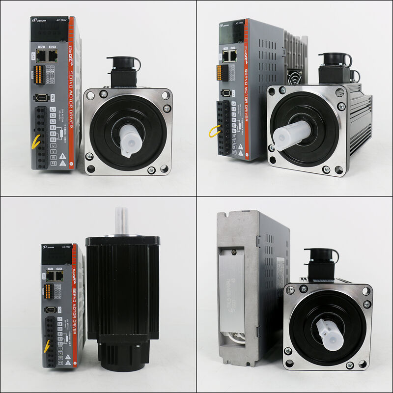 Lichuan AC Servo Motor Drivers Kit LC30E Series 4.0N.m 1.2KW 220V 5.0/6.0A 3000RPM IP65