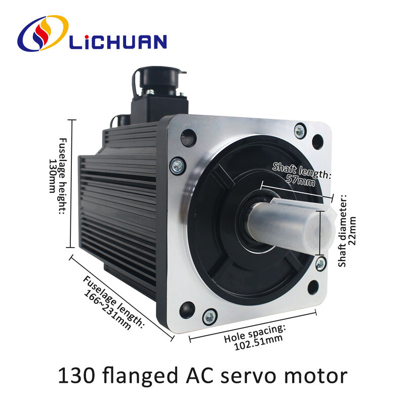 Lichuan AC Servo Motor Drivers Kit LC30E50E Series 7.7N.m 2.0KW 2000W 220V 4.0/5.0/6.0/7.5/9.5/10/13.5A 1500/2500RPM IP66