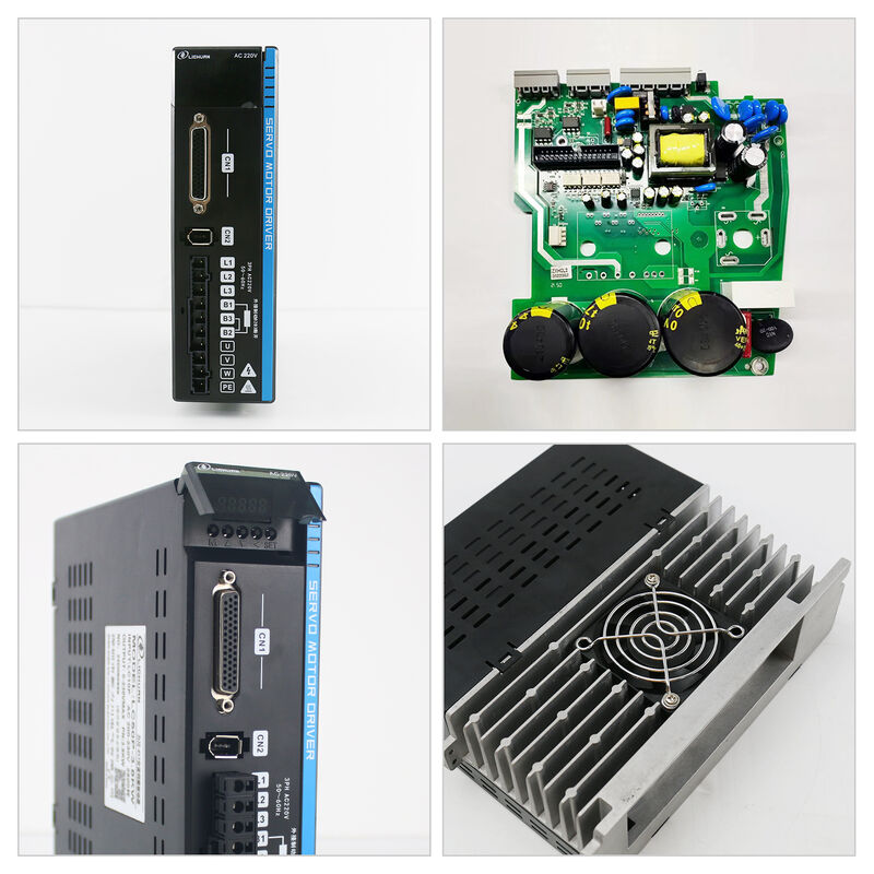 Lichuan AC Servo Motor Drivers Kit A5 Series 4.0N.m 1.2KW 1200W 220V 5A/6A 3000RPM IP65