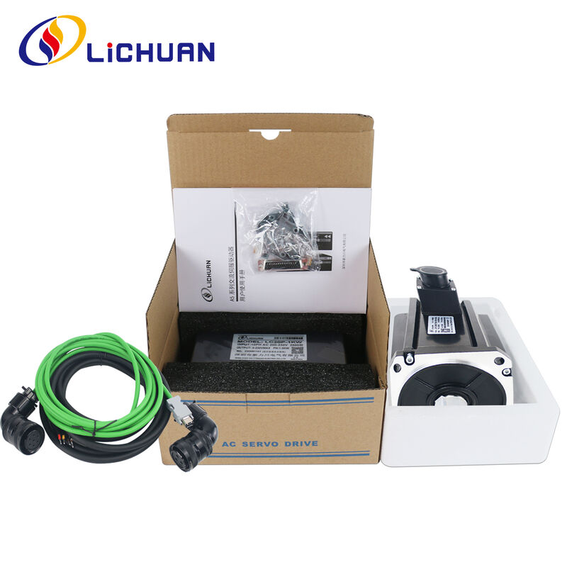 Lichuan AC Servo Motor Drivers Controller Kit A5 Series 4.0N.m 1.0KW 1000W 220V 4.0A/5.0A/6.0A 2500RPM IP66
