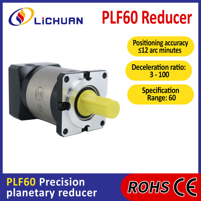 Lichuan Planetary Reducer Gearbox 10 to 1 10:1 PLF60 60mm Frame Size High Precision High Torque