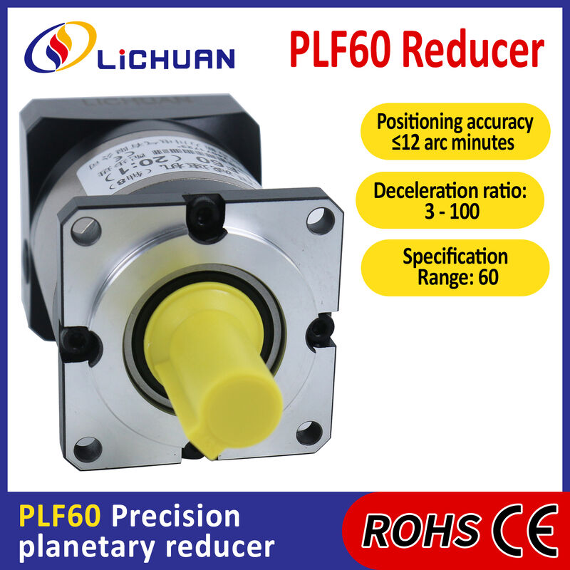 Lichuan Planetary Reducer Gearbox 20 to 1 20:1 PLF60 60mm Frame Size High Precision High Torque