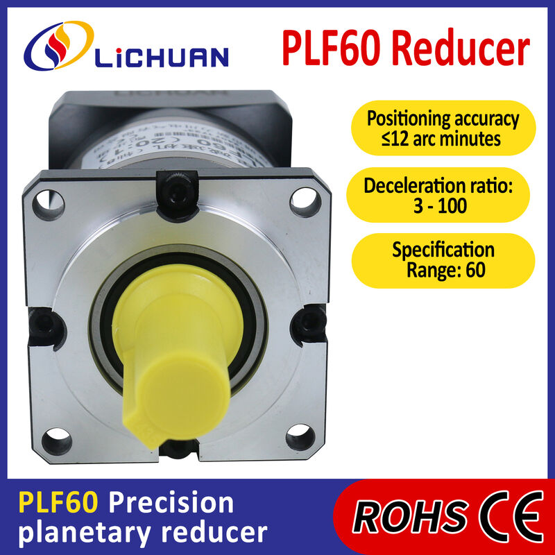 Lichuan Planetary Reducer Gearbox 30 to 1 30:1 PLF60 60mm Frame Size High Precision High Torque