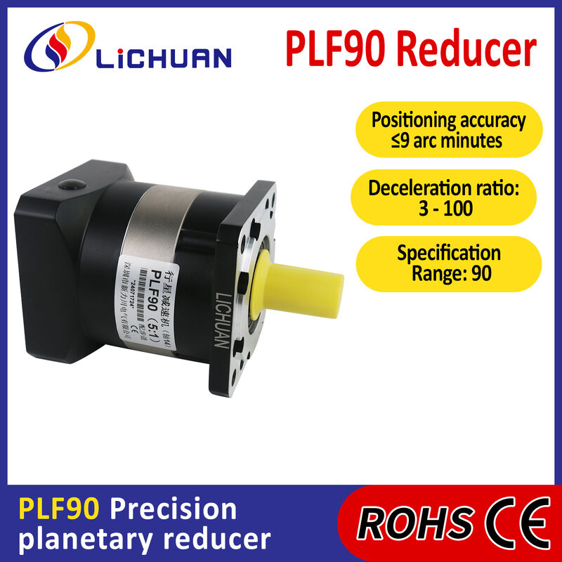 Lichuan Planetary Reducer Gearbox 4 to 1 4:1 PLF90 90mm Frame Size High Precision High Torque