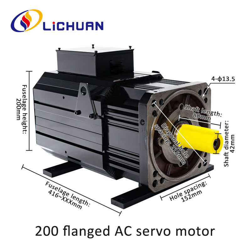 Lichuan AC Servo Motor Drivers Kit HIGH POWER 70N.m 11KW 11000W AC380V 19.1A 1500/2000RPM IP65