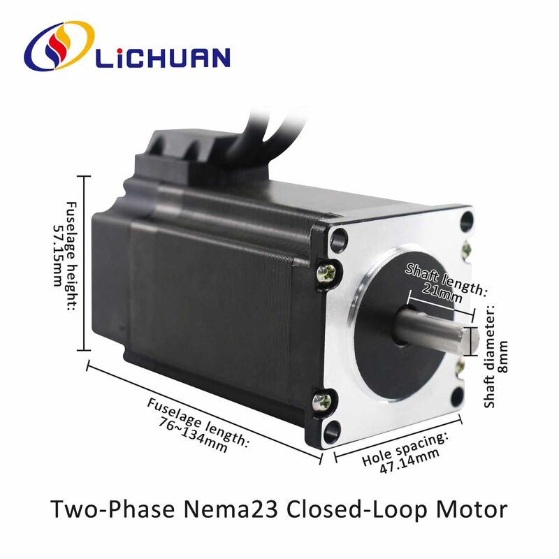 Lichuan DC Closed Loop Stepper Motor Drivers Kit 2.4N.m 2 Phase Nema23 DC24V～50V 4.0/5.0A 1000PPR