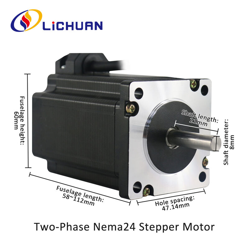 Lichuan 4A DC Open Loop Stepper Motor Drivers Kit EtherCAT 3.0N.m 2 Phase Nema24 DC24V～50V 4.0A
