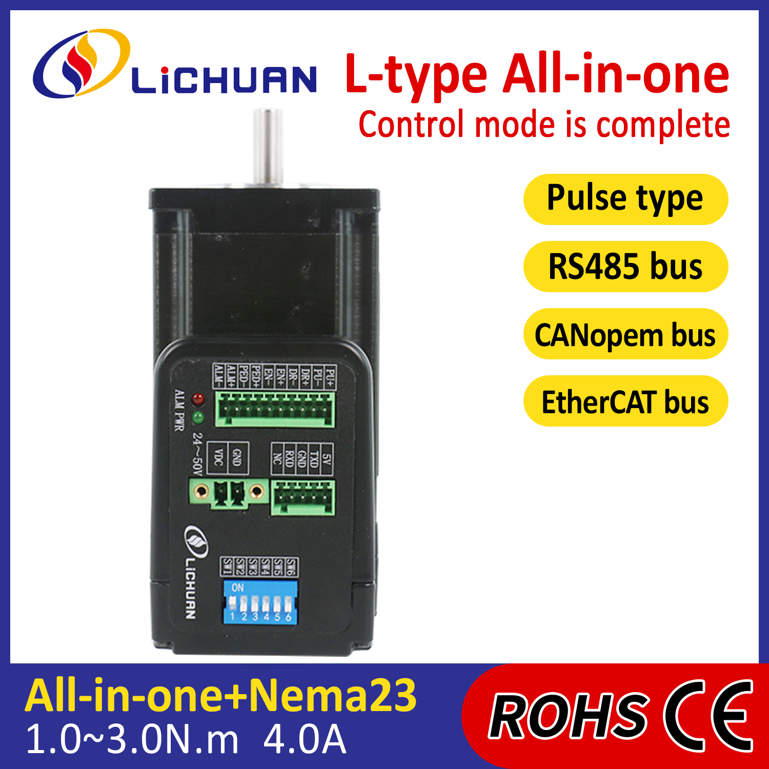 Lichuan Closed Loop Integrated Stepper Motors Driver 2.0N.m 2Phase ...
