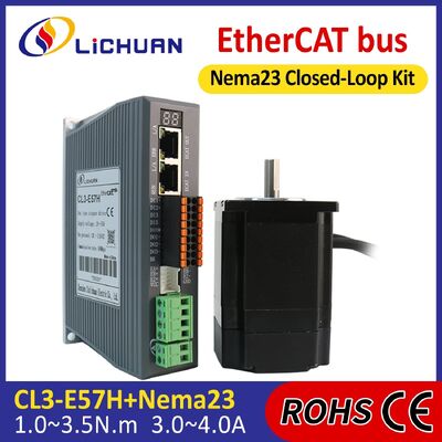 Lichuan DC Closed Loop Stepper Motor Drivers Kit 2.2N.m 2 Phase Nema23 DC24V～48V 4.0A 1000PPR