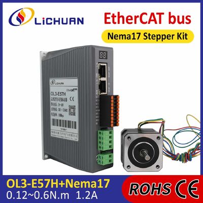 Lichuan DC Open Loop Stepper Motor Drivers Kit 0.21N.m 2 Phase Nema17 DC24V～48V 1.2A