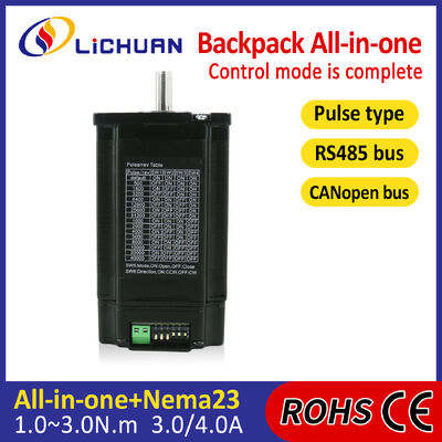Lichuan Open Loop/Closed Loop Integrated Stepper Motors Driver Pulse/RS485 Control 3.0N.m 2Phase Nema23 DC24~50V 3.0/4.0A 1000PPR