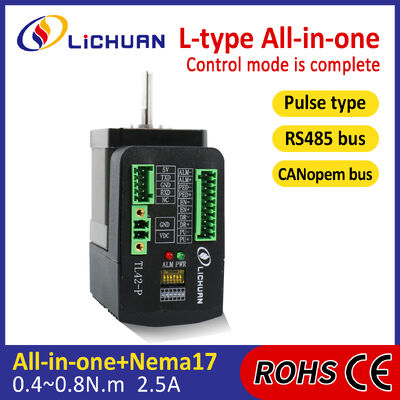 Lichuan Closed Loop Integrated Stepper Motors Driver 0.4N.m 2Phase Nema17 24V 2.5A 1000PPR