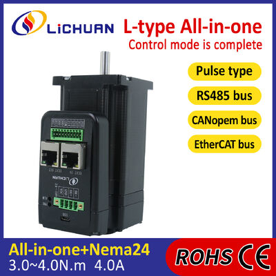 Lichuan Open Loop Integrated Stepper Motors Driver 4.0N.m 2Phase Nema24 36V 4.0A